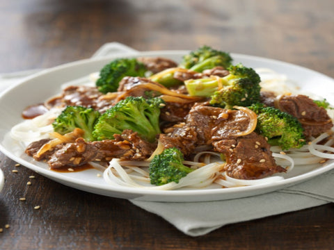 Asian beef and broccoli