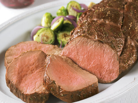 Beef tenderloin with easy cranberry balsamic sauce