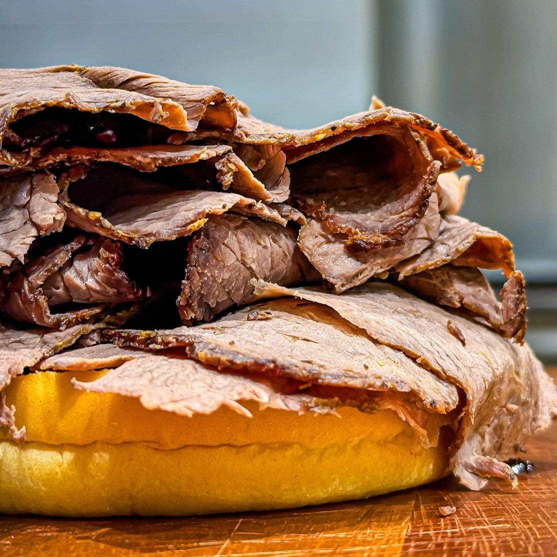 Prime Angus Chopped Brisket Sandwich
