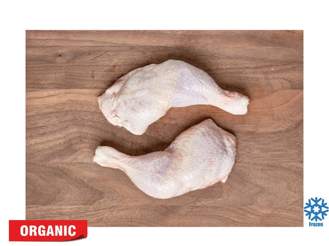 Fresh Frozen Organic Chicken Whole Legs Quarters (Approx. 350g/2pcs)