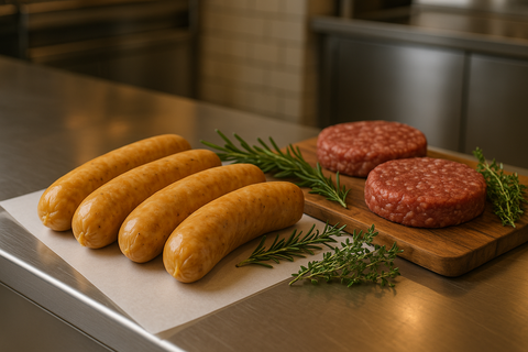 Chicken Burgers &  Sausages