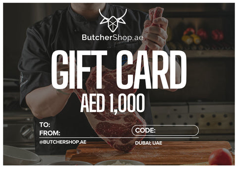 Holiday Gift Cards for Meat Lovers