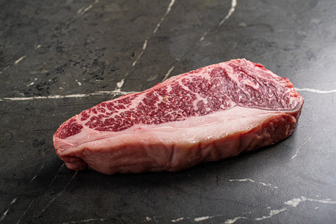 Wagyu Striploin MB6+ Score (Dhs 349.96 per kg)