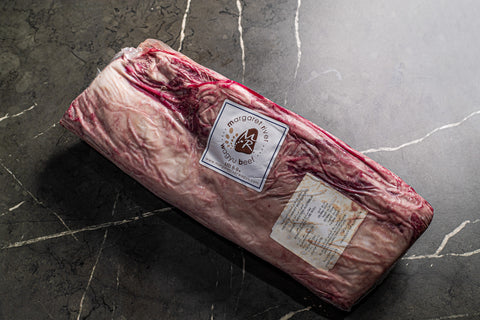 Wagyu Ribeye MB8+ Score (Dhs 515.55 per kg)