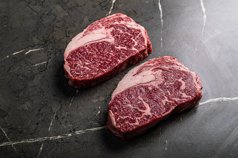 Wagyu Ribeye MB4+ (Dhs 357.52 per kg)