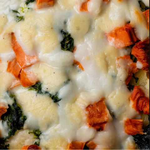 Salmon and Spinach Lasagna
