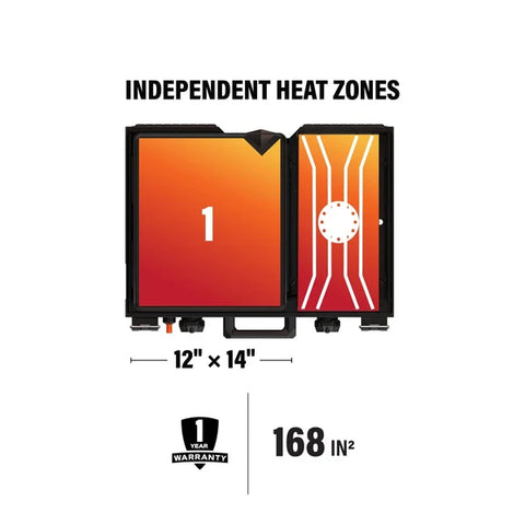Blackstone 12 x 14” Camping Griddle with Side Burner