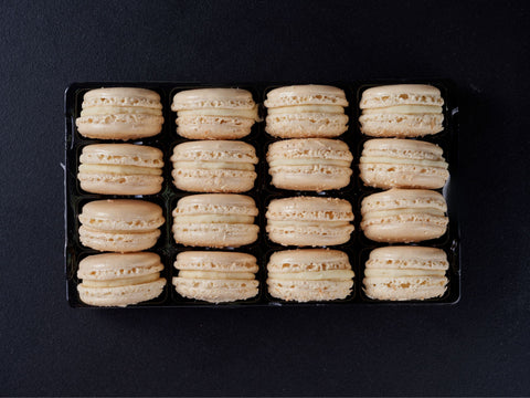 Coconut Filled Macarons  (16pcs/pack)
