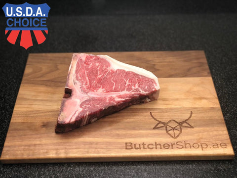 56-day Dry Aged USDA CHOICE T-Bone Steak (Approx 900g) - Chilled