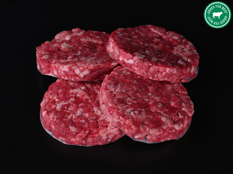 Grass-fed Burgers - 125g (pp) (4pcs) - Chilled