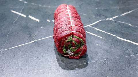 Tenderloin with Blue Cheese and Spinach Stuffed