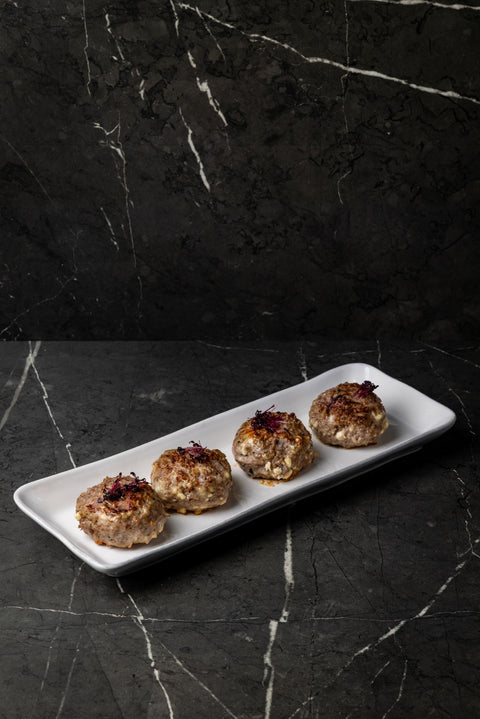 Lamb Rissoles with Feta Cheese