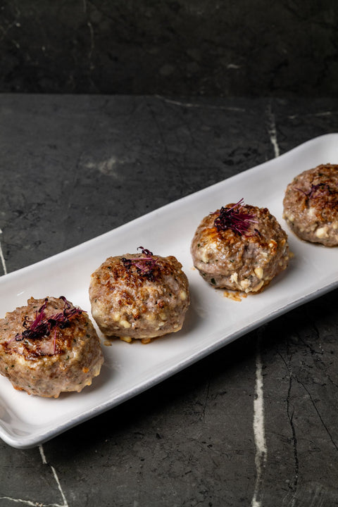 Lamb Rissoles with Feta Cheese