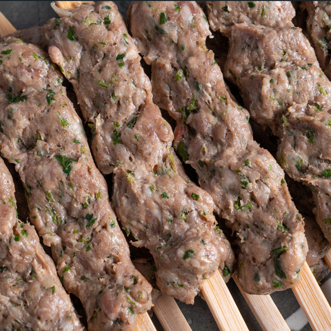 Lebanese Beef Kafta Skewers – Ready to Grill