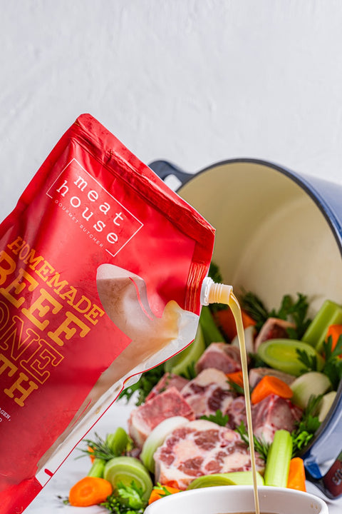 Meat House Gourmet 48-Hour Beef Bone Broth - 1000ML