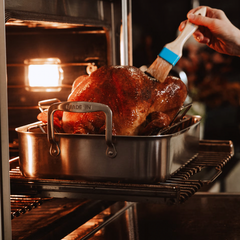 Made In Stainless Roasting Pan (with Rack), Thailand
