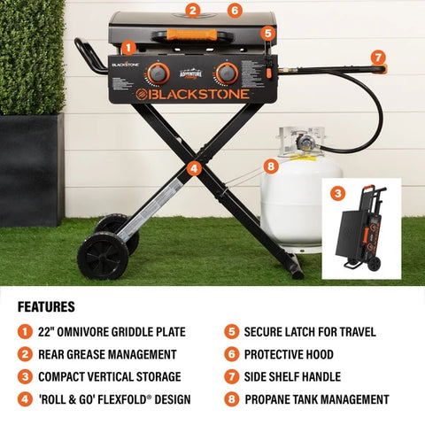 BLACKSTONE OTG 22in Omnivore Flex-Fold Griddle