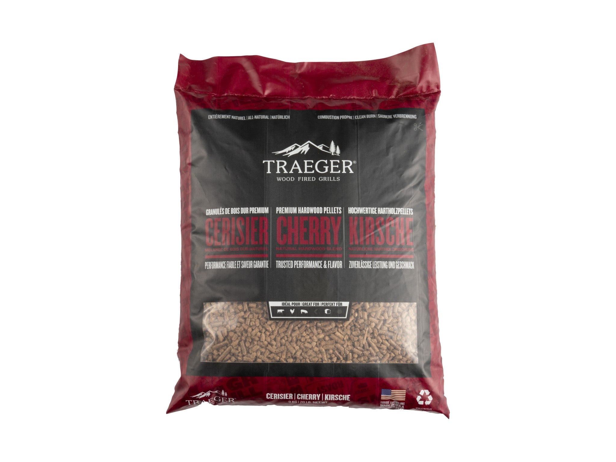 Cherry shop wood pellets