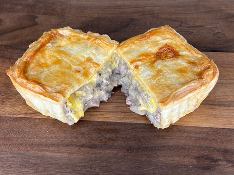 Chunky Steak and Cheese Pie