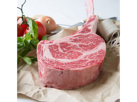 Tomahawk Steak , Wagyu Beef, 6-7 Score (Dhs 342.50 per kg) - Chilled
